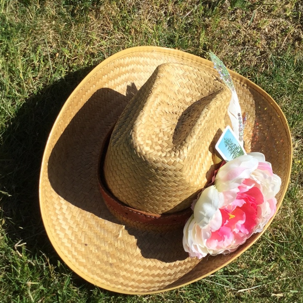 OOAK artisan western hat band cowgirl festival rodeo Coachella boho chic market - Picture 10 of 12